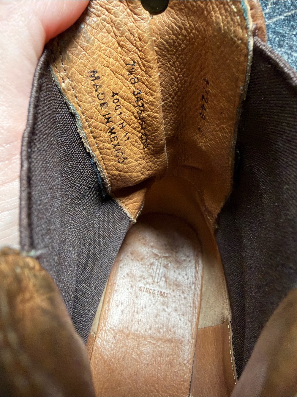 FRYE Brown Leather Chelsea Boots - Picture 6 of 7